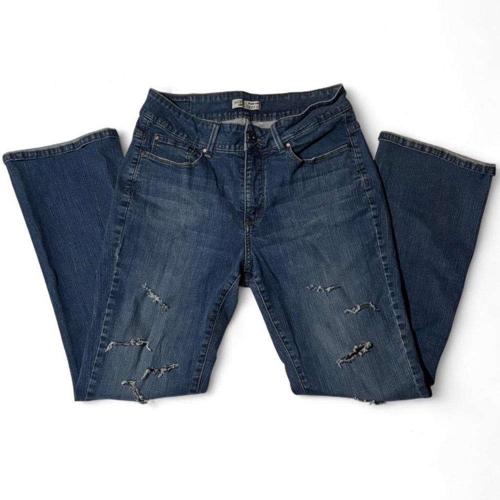 Lee Riders No Gap Waist Blue Bootcut Jeans